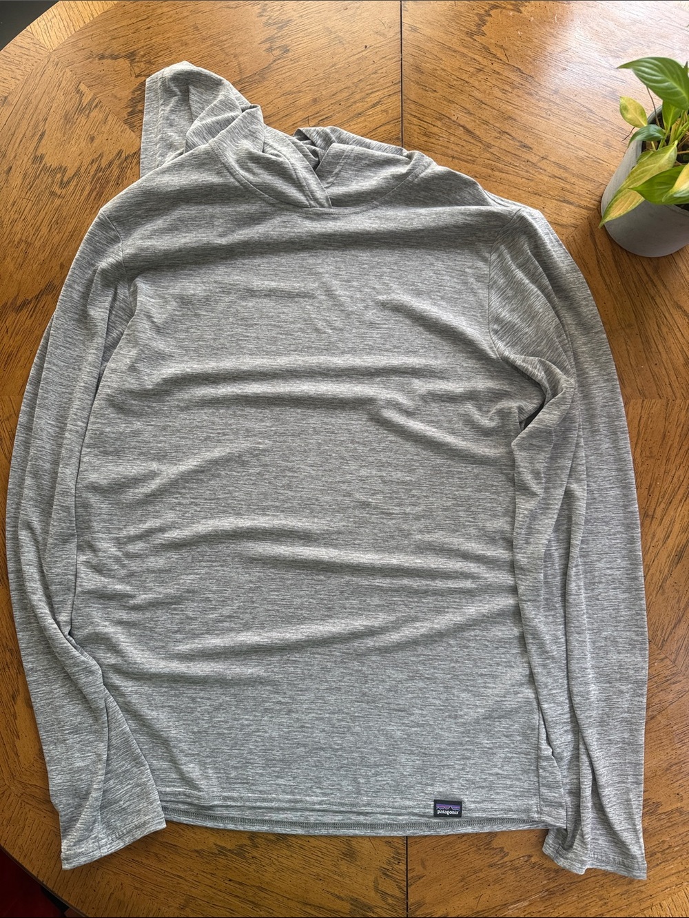 PATAGONIA Capilene Cool Daily Hoodie Feather Grey size Small - Picture 3 of 8